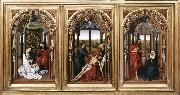 Rogier van der Weyden Miraflores Altarpiece oil painting